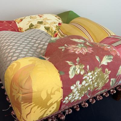 Fun Multicolored Ottoman
