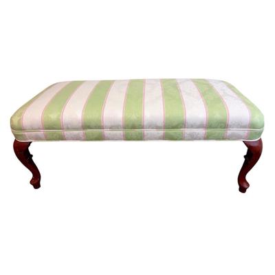 Long Green And Pink Ottoman