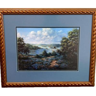 Larry Dyke “Peaceful Valley” Framed Print 