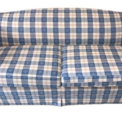 Blue And White Small Sleeper Sofa