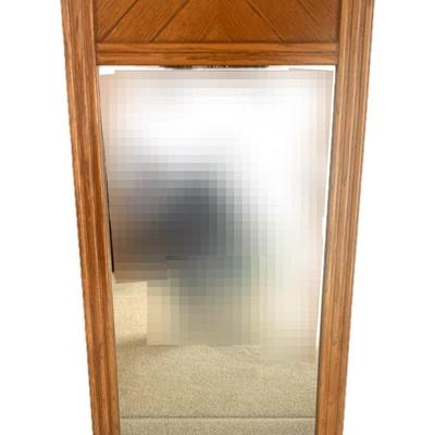 Wooden-Framed Mirror For Dresser/Wall Lot 2 