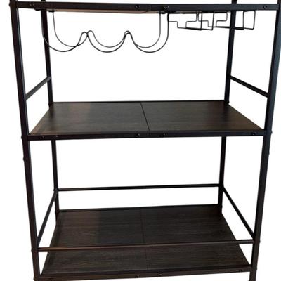 Bar Cart - made of metal and is lightweight 
