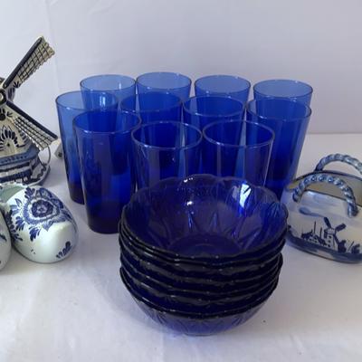 Colbert Blue Glassware/Bowls & Accessories 