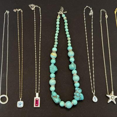 Collection of lovely necklaces - costume 