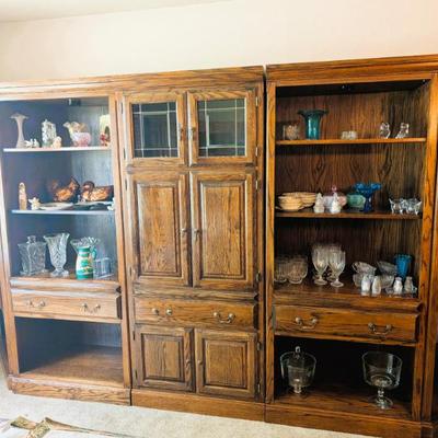 Thomasville sectional wall unit - each section sold separately
