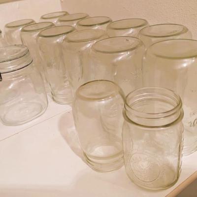 Glass Jars (made in Italy)