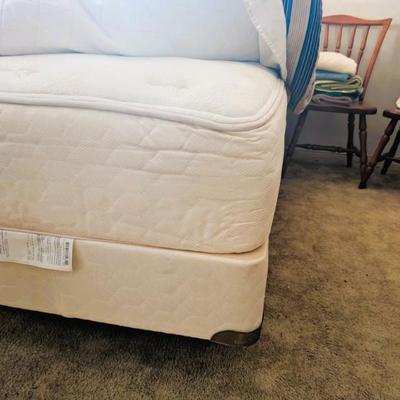 King size bed with 2 Twin XL Posturepedic mattresses
