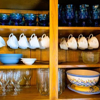 Vintage glassware
