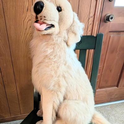 Vintage E&G Golden retriever