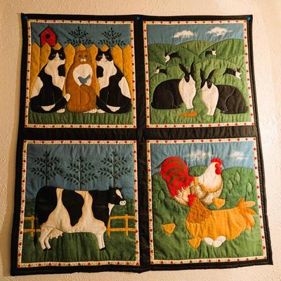 Selection of quilts