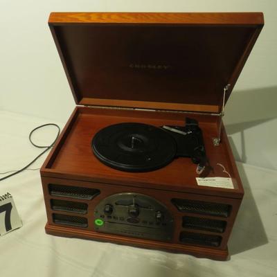 replica record player, radio
