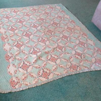 vintage hand made quilt