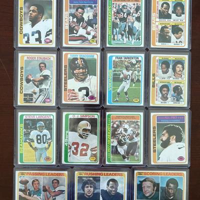 1978 Topps Football Complete Set. Tony Dorsett Rookie Card. Walter Payton and More