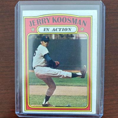 1972 Topps Baseball Card. Jerry Koosman In Action. High Number Card #698