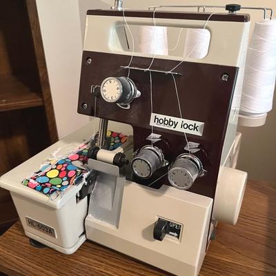 Hobby Lock Serger with Cabinet