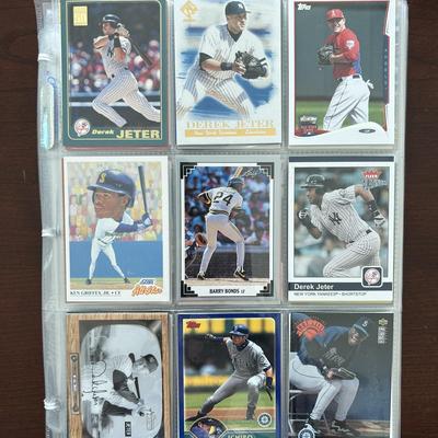 Over 300 Vintage Baseball Cards. Mike Trout, Derek Jeter, Barry Bonds, Ken Griffey Jr., and More