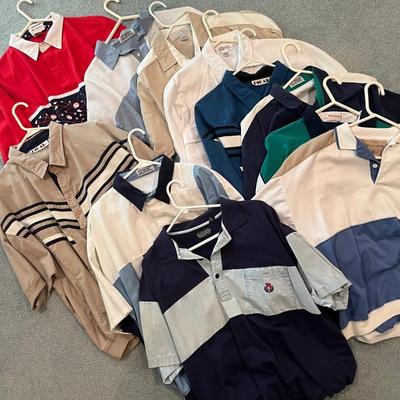 1980s Golf Shirts (11) from Members Only, Big Al