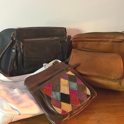 Leather Handbags (6) with Fossil, Stone Mountain