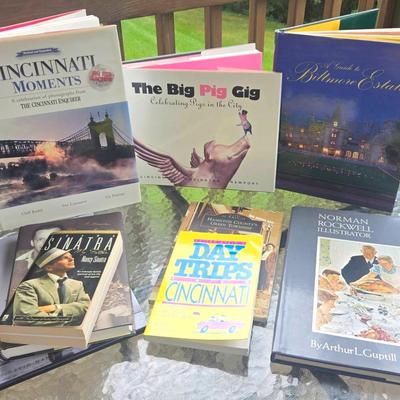Coffee Table Books With Cincinnati,  Rockwell, Sinatra, Biltmore