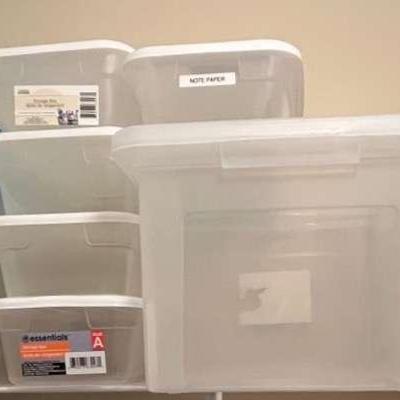 Plastic Storage Bins 20+