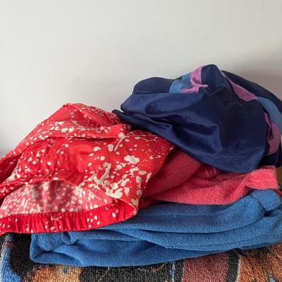 Retro Swim and Beach with Swimsuits and Rompers, Kitschy Beach Towel