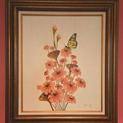 Original Framed Painting By Juanita Nieporte
