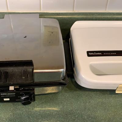 Black And Decker And Betty Crocker Waffle Irons