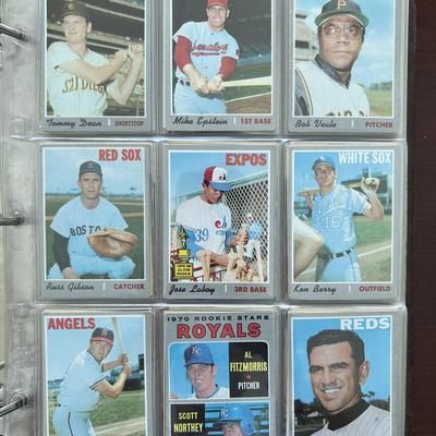 Over 400 1970 Topps Baseball Cards
