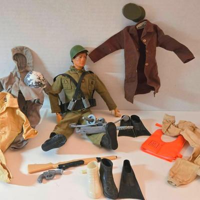Vintage G. I. Joe Doll With Accessories