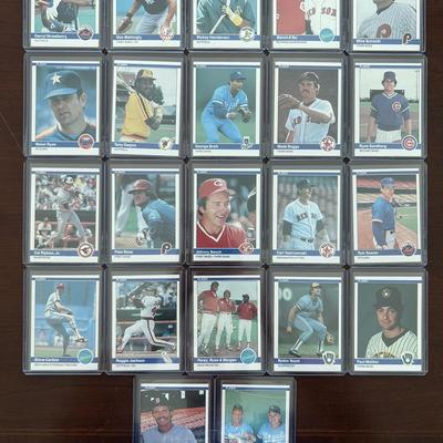 1984 Fleer Baseball Complete Set. Don Mattingly and Darryl Strawberry Rookies, Nolan Ryan and More