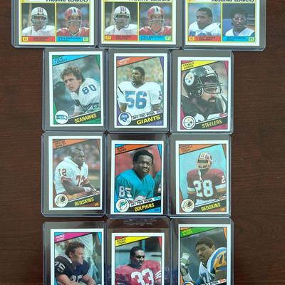 1984 Topps Football Cards. Eric Dickerson, Dan Marino, Lawrence Taylor, and More