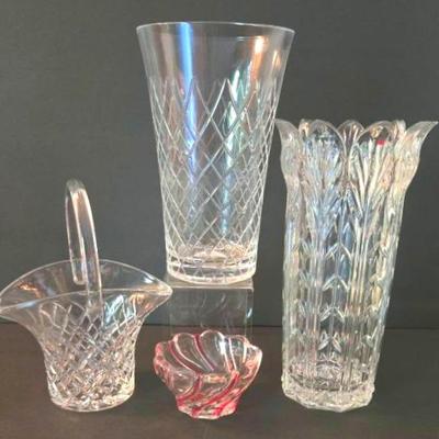 J. G. Durand Cristal Vase And Other Glass Decor