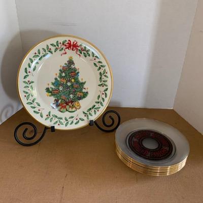 Lenox Decorative Plate And Other Christmas Plates