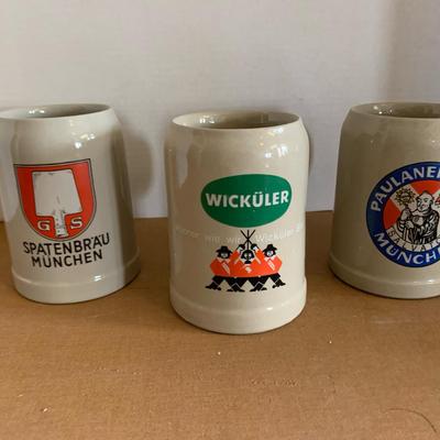 Vintage West Germany Beer Steins