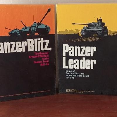 Panzer Leader And Panzer Blitz Vintage Games