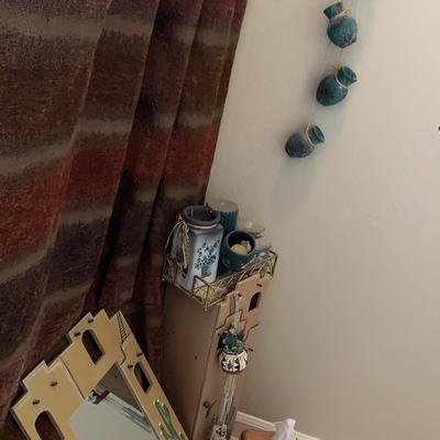 Southwest Themed Mirror And Bathroom Accessories 