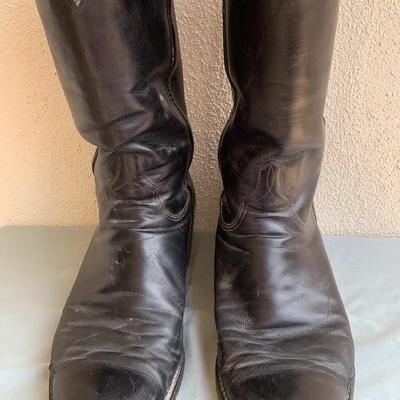 Vintage Lucchese Cowboy Boots Size 11D Made In USA San Antonio 