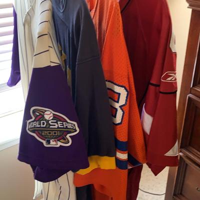 Lot 0f 4 Vintage Sports Jerseys Dbacks Cardinals Broncos 