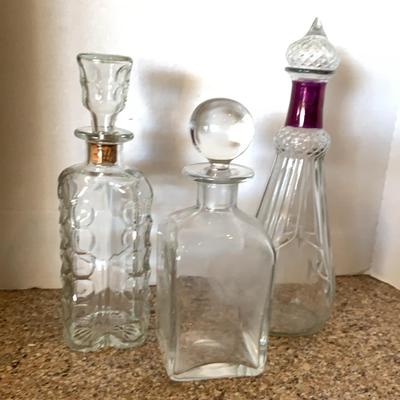 Vintage Genie Style Glass Decanter And More 
