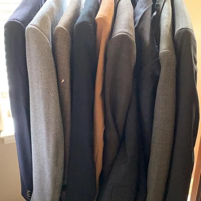 Lot Of 9 Men’s Suit Jacket Sport Coats XL