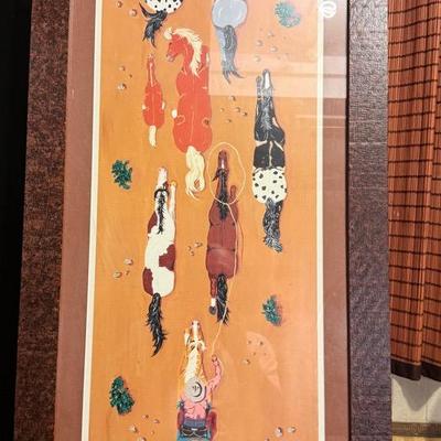 E Benedict Signed Painting 24/100 Large