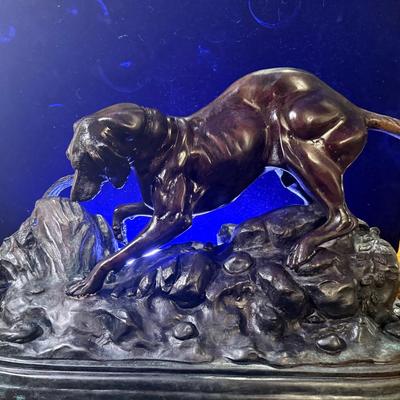 Bronze Hunting Dog Hand Made Designed By MAITLAND -SMITH LTD