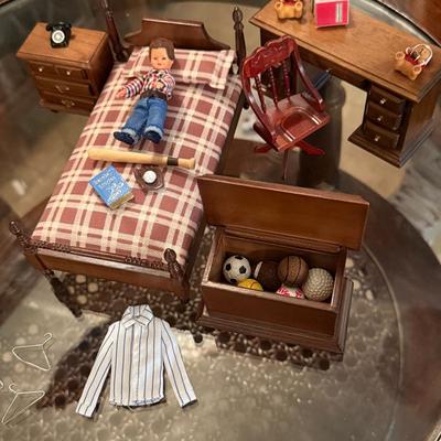 Dollhouse Accessories And Furniture Boys Room