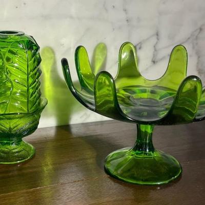 Viking Green Bowl And Fairy Lamp