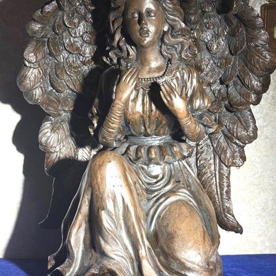 Sculpture Angel Plaster 20” Tall