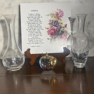 Lenox etched crystal fine gifts 
