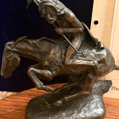 “The Cheyenne” by Frederic Remington – Limited Edition #8437/9500 – Iconic Western Sculpture
