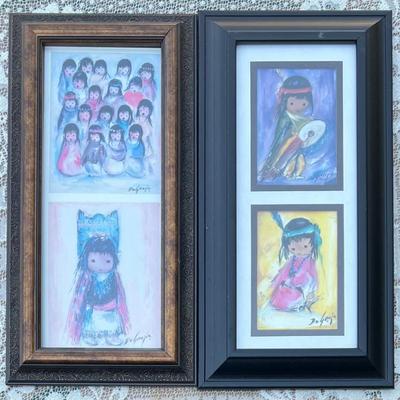 (2) Degrazia Framed Prints
