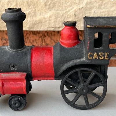 Vintage Case 7" Cast Iron Locomotive