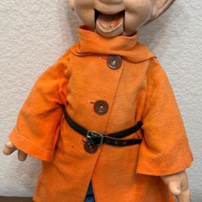 Ideal 1930s Composition Seven Dwarfs Dopey Doll
